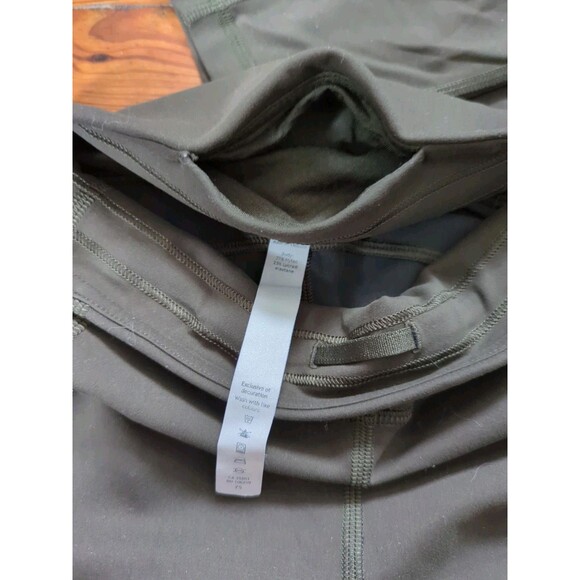 LULULEMON LEGGINGS WOMEN'S SZ 4 GREEN POCKETS ATHLEISURE WORKOUT YOGA - Picture 7 of 9
